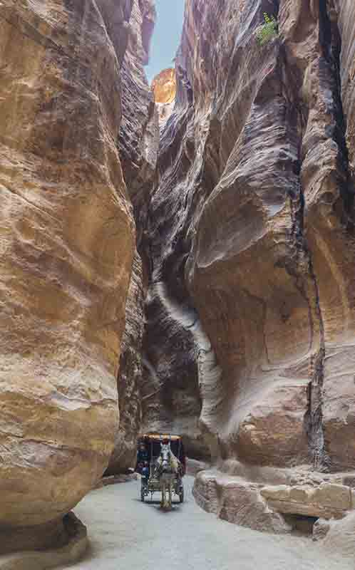 11 - Jordania - Petra - desfiladero del Sik
